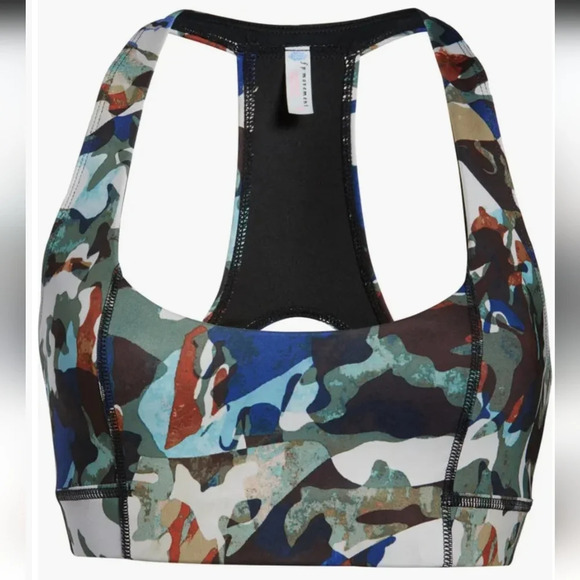 FP Free People Movement Daybreak Camo Graphic Sports Bra Medium Support Large - Picture 16 of 16